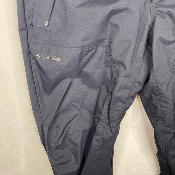 Columbia Men’s Black Insulated Multiple Pockets Adjustable Snow Ski Pants Large - Picture 2 of 8